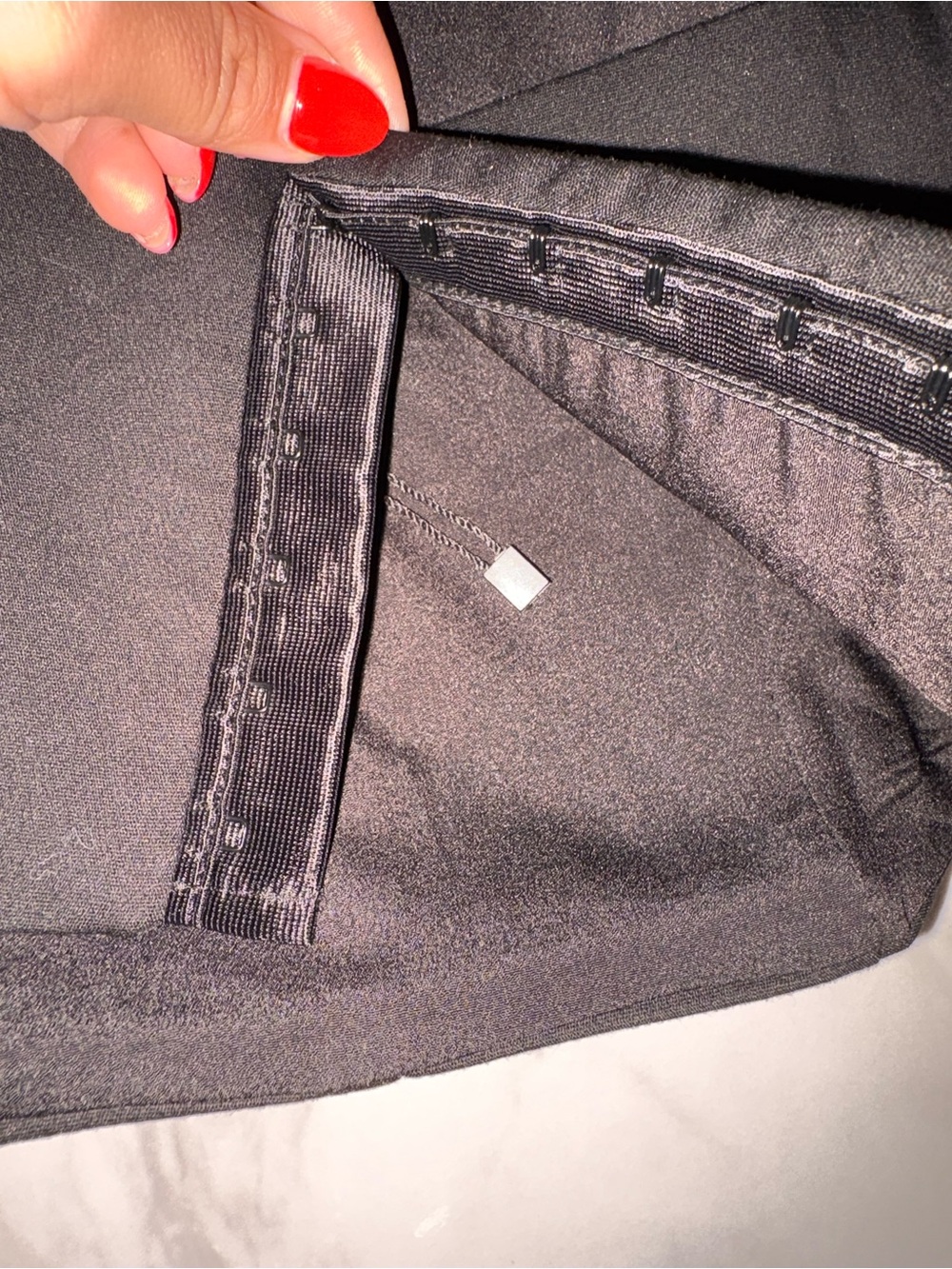 Zara Black Cropped Square-Neck Tank Top - Picture 3 of 3